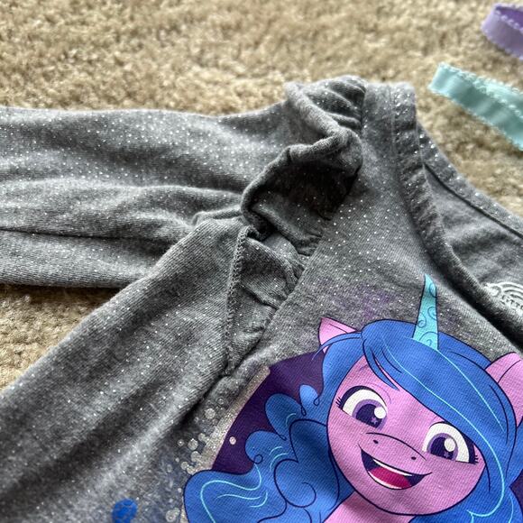 My Little Pony Long Sleeve, Leggings, Tutu, Headbands 3-Piece Outfit Size: 12M - Picture 5 of 13
